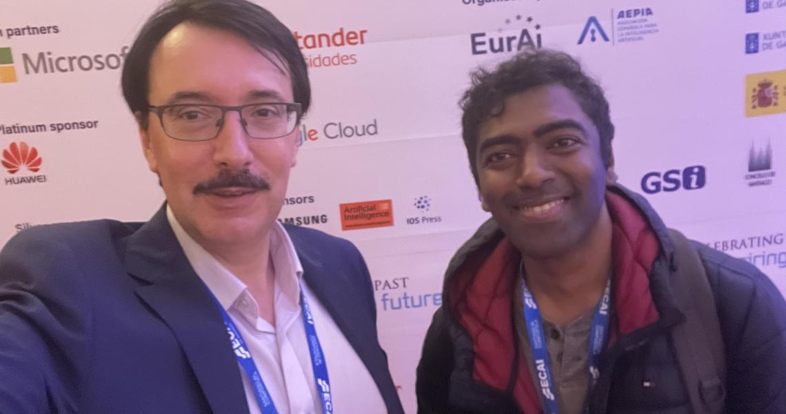 Cristian Borcea and Pritam Sen selfie. 