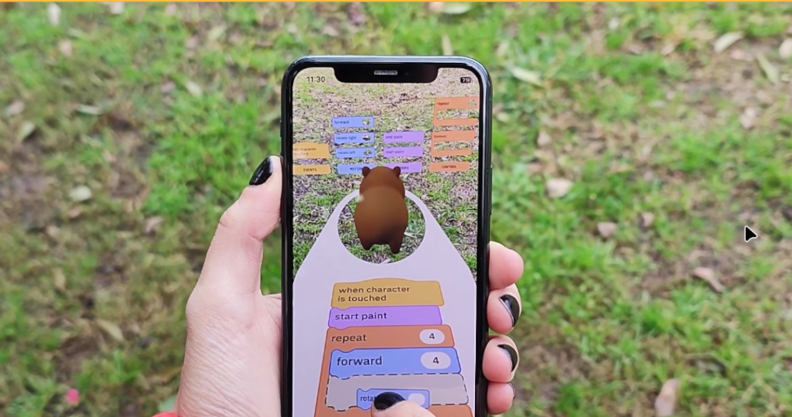 Capybara fosters computational thinking via AI and AR